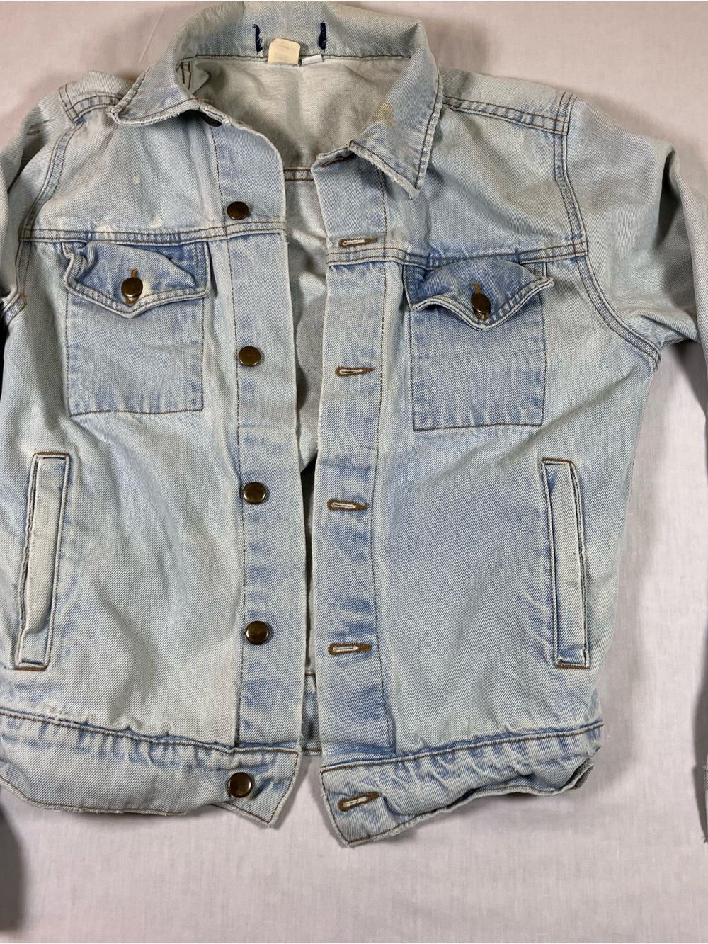 Source Unknown Light Blue Kids Denim Jean Jacket